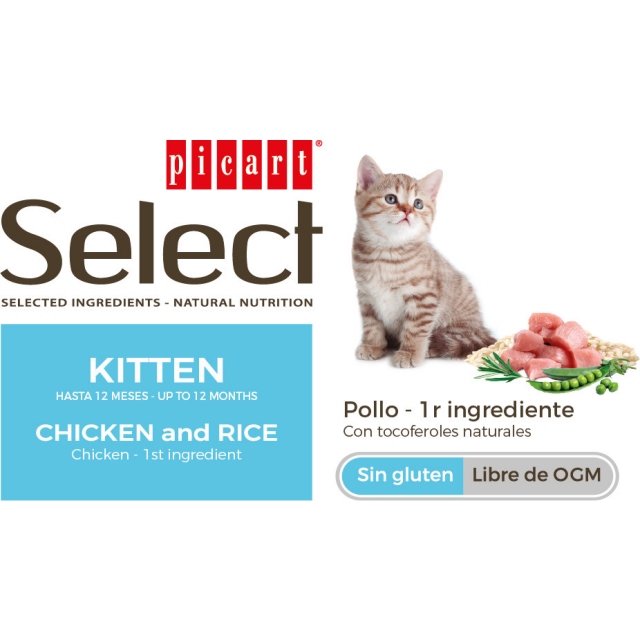 Picart Select Kitten with chicken