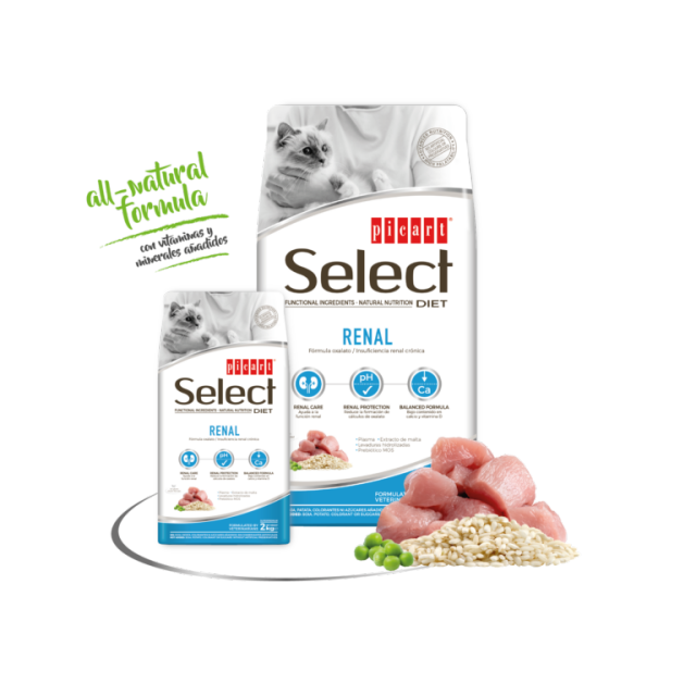 Suha hrana za mačke Picart Select Cat Diet Renal 2kg