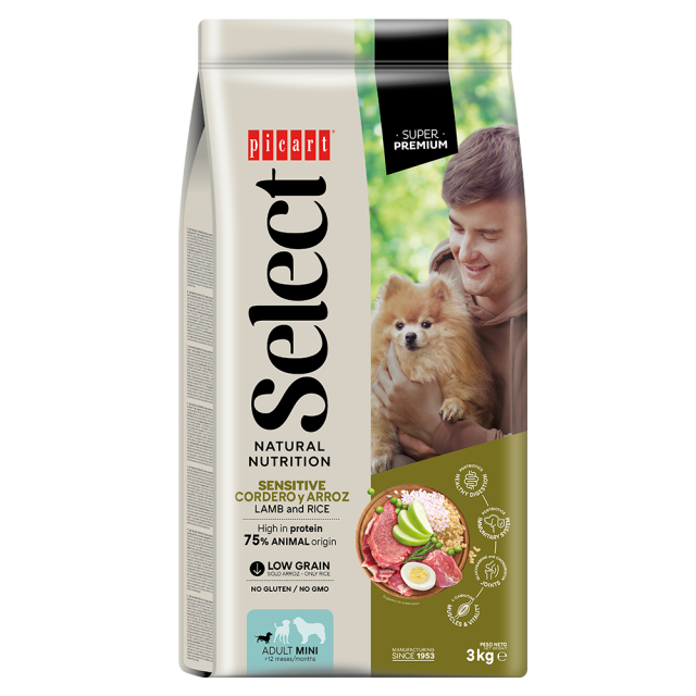 jagnje in riž za male pse