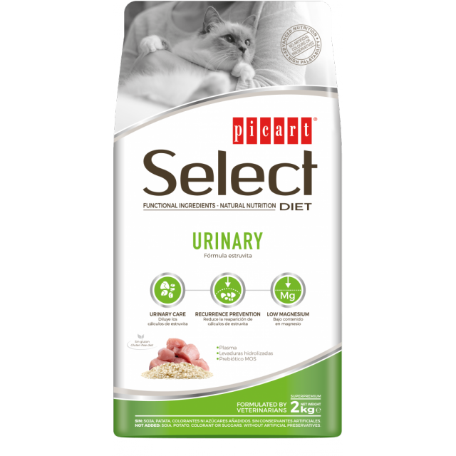 Suha hrana za mačke Picart Select Cat Diet Urinary
