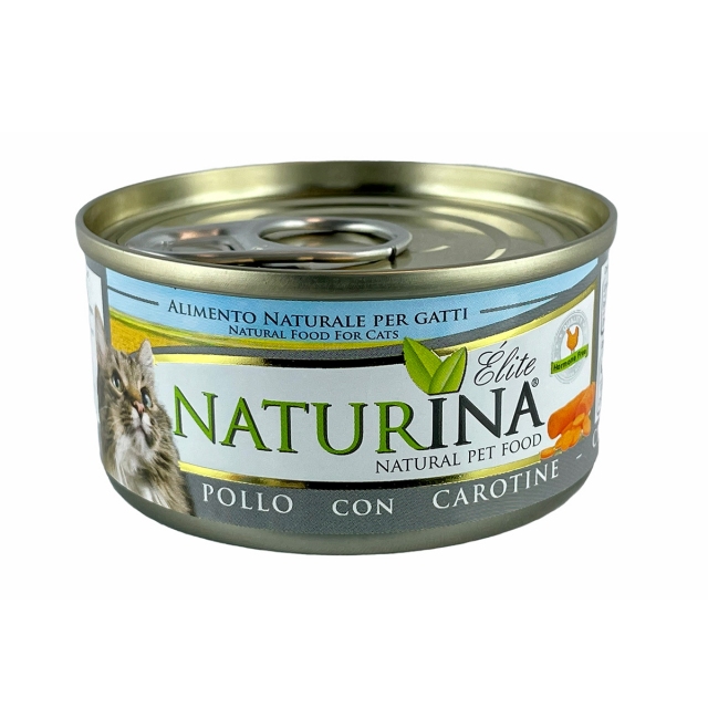 Naturina Elite Piščanec s korenjem 70g