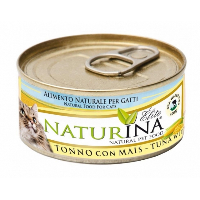 Naturina Elite Tuna s koruzo 70g